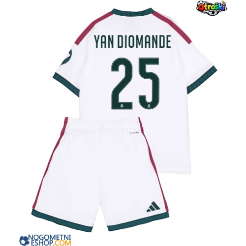 Otroški Nogometni dresi Real Madrid Yan Diomande #25 Domači 2026-27 Kratek Rokav (+ Kratke hlače)